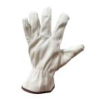 作業用手袋 10双セット 指先保護 挟まれ 指先プロテクター 指守るくん6号  牛革 グローブ フリーサイズ