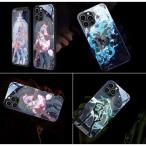 スマホケース 初音ミク 発光ケース LEDが光るケース Iphoneケース iPhone14 proケース 携帯ケース 二次元 美少女 Miku感応発光 音に合わせて光る コスプレ小物