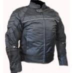 ショッピング春夏 春夏メッシュ バトルコーデュラジャケット フル装備 ブラック 　 蒸れない・快適ツーリング