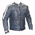 春夏激シブパンチングメッシュ完全防備ヴィンテージ仕上げ01　ライダースジャケット