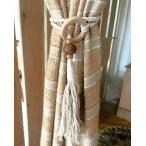  занавески держатель кисточка занавески останавливать 100% хлопок дерево кольцо, дерево бисер имеется 