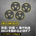 バーベルプレート 2.5kg×4個セット [1年保証] STEADY (ステディ) ST129-2500g-4