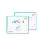 【 お試し 】2week　(1枚入り2箱)両眼2週間分view it ビューイット コンタクトレンズ コンタクト 2week ツーウィーク ポスト投函