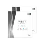 コンタクトレンズ ワンデー 1day ブルーライトカット+UVカット+潤い成分配合 ビューイットブルーライトクリアワンデー 30枚 2箱