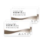 ビューイット コンタクトレンズ 2week PREMIUM(6枚)【4箱】酸素透過率(175)シリコーンハイドロゲル UVカット 潤い成分配合 含水率47.0％ DIA14.0 BC8.7
