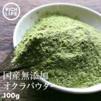 新商品 国産原料だけで作った 完全無添加 オクラパウダー 100g 菌検査済 そのままでも安心・安全 料理 おくら 野菜 スープ 離乳食 オクラ粉 粉末 憶良