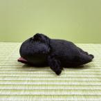 ねこのぬいぐるみ　ぼうみたいなねこ ぬいぐるみ ぼうねこ　くろぼう