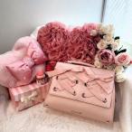 Lovely Lovely あみあげ りぼん サッチェル 3WAYバッグ リュック ショルダー トート