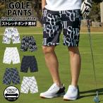 ゴルフパンツ メンズ ゴルフウェア GIORNO SEVEN ジョルノセブン ハーフパンツ ショートパンツ 短パン 総柄ロゴ おしゃれ 春夏