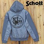 ショッピングschott Schott ショット キルティング コンビ ジップパーカー QUILTED COMBI. ZIP HOODED 782-5231006 トップス ブランド