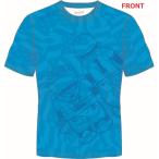 ローリングス Rawlings マエスポ MAESPO コラボ 昇華 Tシャツ 野球 トレーニングウェア ATS11SORDER 新色 USAカモ ライトブルー ポリエステル100％ 100枚限定