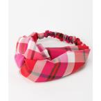 【グレースコンチネンタル】*チェックヘアバンド
