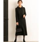 【フォルムフォルマ】【喪服・礼服】ステンカラージャケット＆タイトロングワンピース　ブラックフォーマルセットアップスーツ