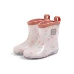 【アプレレクール】チューリップ柄レインシューズ