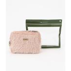 【グレースコンチネンタル】Fabricスクエアポーチ−AW