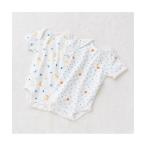 【ミキハウスホットビスケッツ】半袖ボディシャツ2枚セット(かぶり仕様)