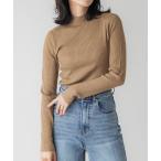 アンゴラタッチボトルネックニット