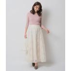 【ジャスグリッティー】シャイニーチュール刺繍スカート