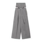 ウールジョーゼットコルセット付きタ...