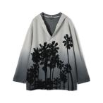 オンブレパームカシミアフーデッドカ...