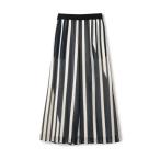 コットンシルクローンストライプギャ...