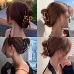 Yahoo! Yahoo!ショッピング(ヤフー ショッピング)限定 お得 ヘアクリップ ！ツイスト メタル マット くるりん ゴールド シルバー 韓国 ヘアアレンジ バンス シンプル シック 大人 おしゃれ しっかり挟