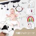 月齢フォトシーツ 月齢フォトシート 寝相アート お昼寝アート おひるねアート 100日 出産祝い ベビーギフト  記念日フォト