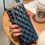 Galaxy 上品 キルティング風 レザー調 ギャラクシーケース galaxys22ケース s23 s24 plus ultra プラス ウルトラ