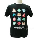 どうぶつの森Tシャツ アイコン ブラック 黒 Tシャツ あつまれどうぶつの森 グッズ