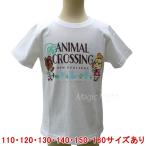 どうぶつの森Tシャツ ロゴ KIDS ホワイト 白 Tシャツ あつまれどうぶつの森 グッズ