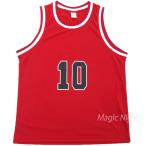  баскетбол 10 номер форменная рубашка красный красный Halloween костюмированная игра баскетбол рубашка для взрослых 