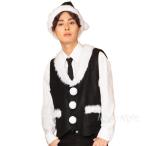 サンタベストセット 黒 男性用 サンタ コスプレ メンズ 大人用 サンタ帽子 ベスト