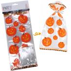  Halloween подарок сумка Smile тыква 20 листов входит Halloween тыква винил пакет подарок задний кручение Thai имеется 