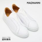 公式 MAGNANNI マグナーニ ブランド メンズ 靴 紳士靴 ストレッチナッパゴアスニーカー ホワイト 革靴カジュアルシューズ  25613 WH 2024SS