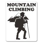 Yahoo! Yahoo!ショッピング(ヤフー ショッピング)車ステッカー 山登りトレッキング シルエット女性 MOUNTAIN CLIMBING 山歩き アウトドア レジャー 車マグネットステッカー ゆうパケット対応210円〜