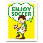  машина стикер футбол lifting мужчина ENJOY SOCCER спорт хобби . футбол машина магнит стикер .. пачка соответствует 210 иен ~