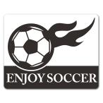  машина стикер футбольный мяч Silhouette ENJOY SOCCER спорт хобби . футбол машина магнит стикер .. пачка соответствует 210 иен ~