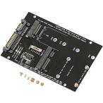 SATA M.2 NGFF SSD & mSATA SSD → 2.5 インチ SATA 3.0 変換 アダプター 2 in 1 Combo M.2