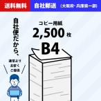【自社便】法人様・個人事業主限定 コピー用紙 B4 2500枚(500枚×5冊) APPJ 高白色 印刷 用紙 送料無料 b4 1ケース