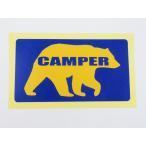 camper キャンパー シール ステッカー 防水 再剥離仕様 熊 キャンプ アウトドア ドレスアップ 車ボディー 外貼り用 カー用品