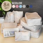 トラベルポーチ 旅行　ポーチ おしゃれ 8点 セット 収納 化粧 メンズ レディース 衣類 収納 インナー バッグ シューズ ランドリー