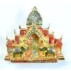 Yahoo! Yahoo!ショッピング(ヤフー ショッピング)【ブローチ】タイのお寺を模したブローチ バッジ 仏教寺院 ワット テラワーダ アジアン AC-BRCH201231-8