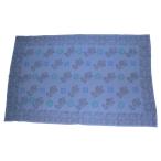 インドのマルチカバー シングルサイズ・ベッドシーツ テーブルクロス等に 人気の象柄 エスニック アジアン ファブリック 布