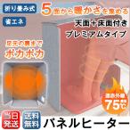 【先行販売セール】 パネルヒーター 遠赤外線 ヒーター 足元 天面底面付き プレミアムタイプ  テレワーク 暖房 オフィス 自宅 デスクヒーター こたつ ペット用