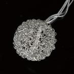 Yahoo! Yahoo!ショッピング(ヤフー ショッピング)ダルトン Dazzling light L.E.D. ガーランド　ライト A655-598 Wire ball Shiny silver