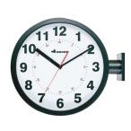 DOUBLE FACES WALL CLOCK BK