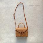 シンプルながらも機能性抜群☆2WAYショルダーかごバッグアタバッグバリ島シ...