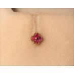 Yahoo! Yahoo!ショッピング(ヤフー ショッピング)PC1054:K18YG ルビー ピアス