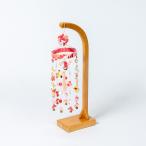雛人形 お雛様 コンパクト おしゃれ かわいい つるし雛飾り つるし雛 毬うさぎ H33ピンク