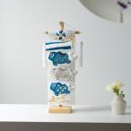 こいのぼり 室内 鯉のぼり コンパクト おしゃれ モダン 木 人気 インテリア 木製 高級 夢鯉 ブルー 41cm 日本製